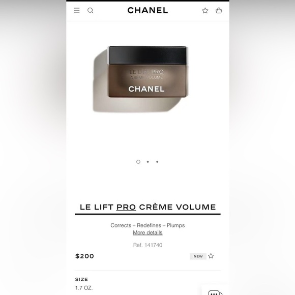 NEW 6xChanel LE LIFT PRO CRÈME VOLUME 5ML/Sample size - Picture 2 of 4